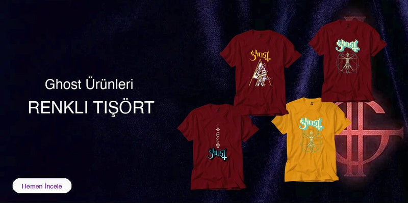 Ghost Renkli Tişört