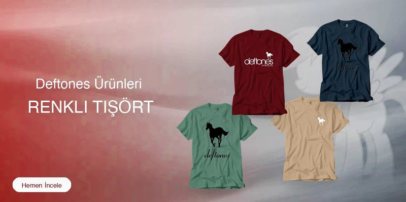Deftones Renkli Tişört
