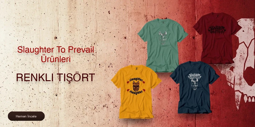 Slaughter To Prevail Renkli Tişört kapak