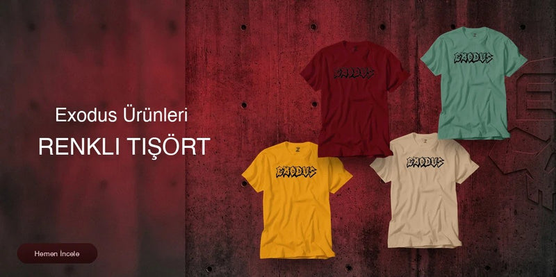 Exodus Renkli Tişört