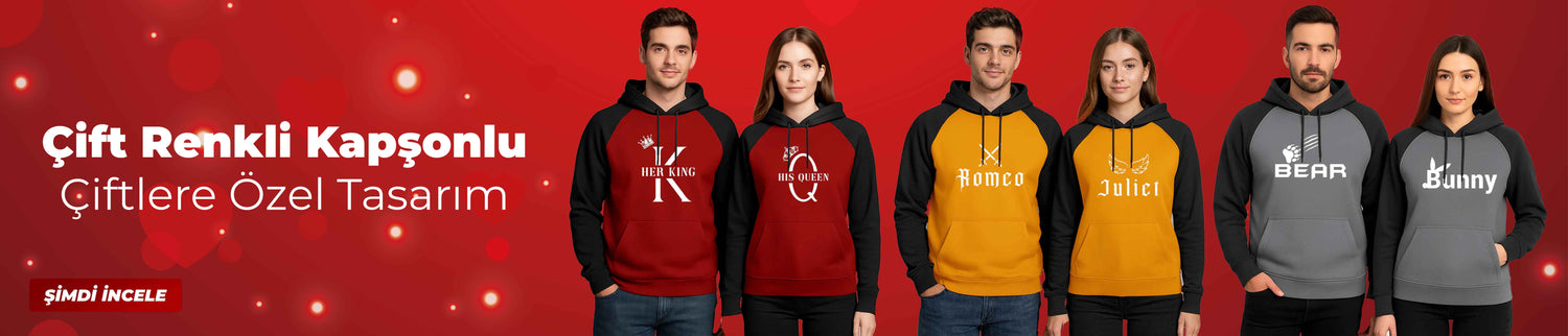 Sevgili Renkli Kapşonlu