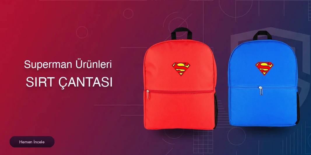 Superman Sırt Çantası kapak