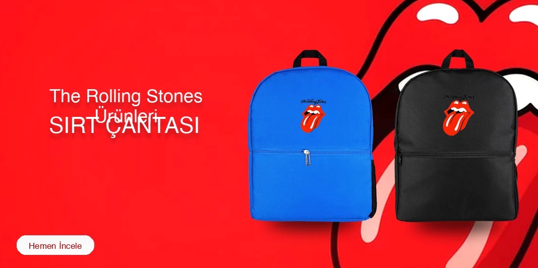 The Rolling Stones Sırt Çantası kapak