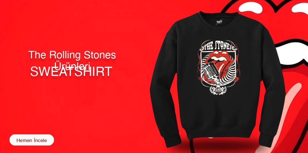 The Rolling Stones Sweatshirt kapak