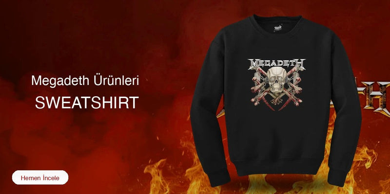 Megadeth Sweatshirt kapak
