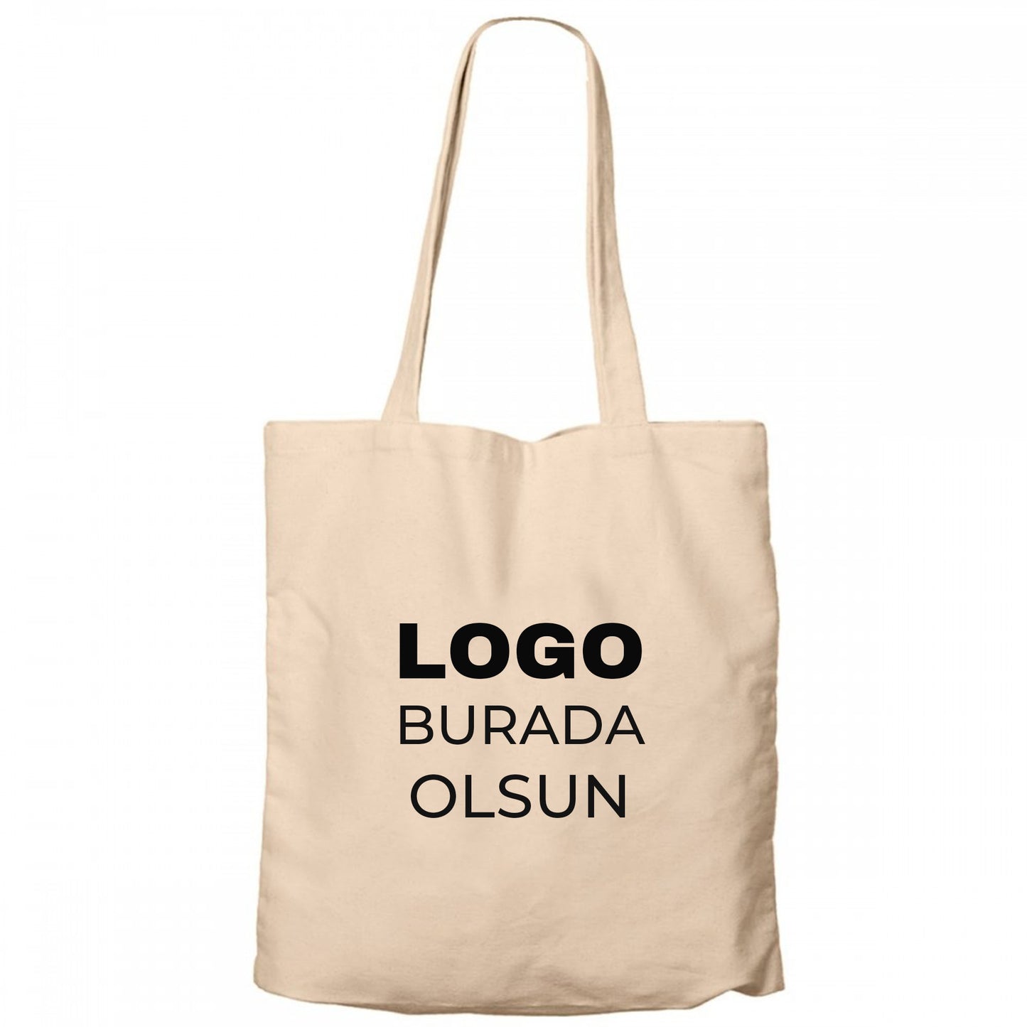 Baskılı Ham Bez Çanta 35x40 cm Toptan