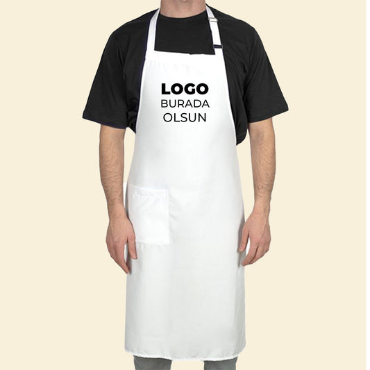 Mutfak Önlüğü Ayarlanabilir Beyaz Renk Toptan
