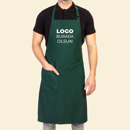 Mutfak Önlüğü Ayarlanabilir Yeşil Renk Toptan