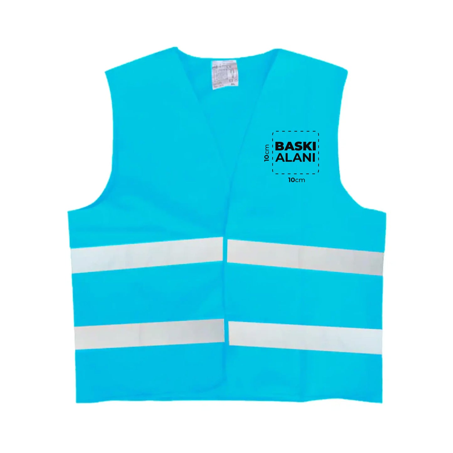 Logo Baskılı Reflektörlü İkaz Yeleği Baskılı Toptan