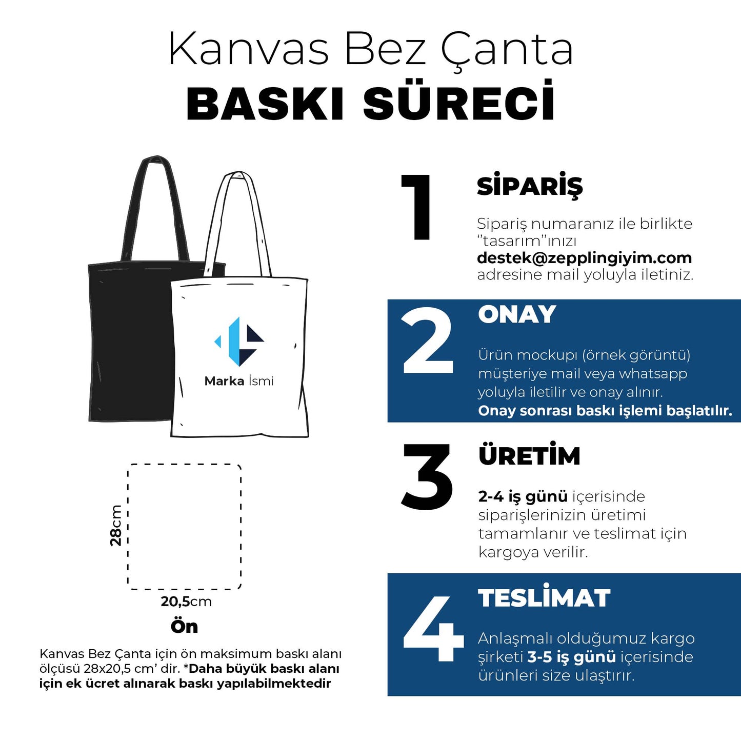 Baskılı Siyah Kanvas Bez Çanta 35x40 cm Toptan