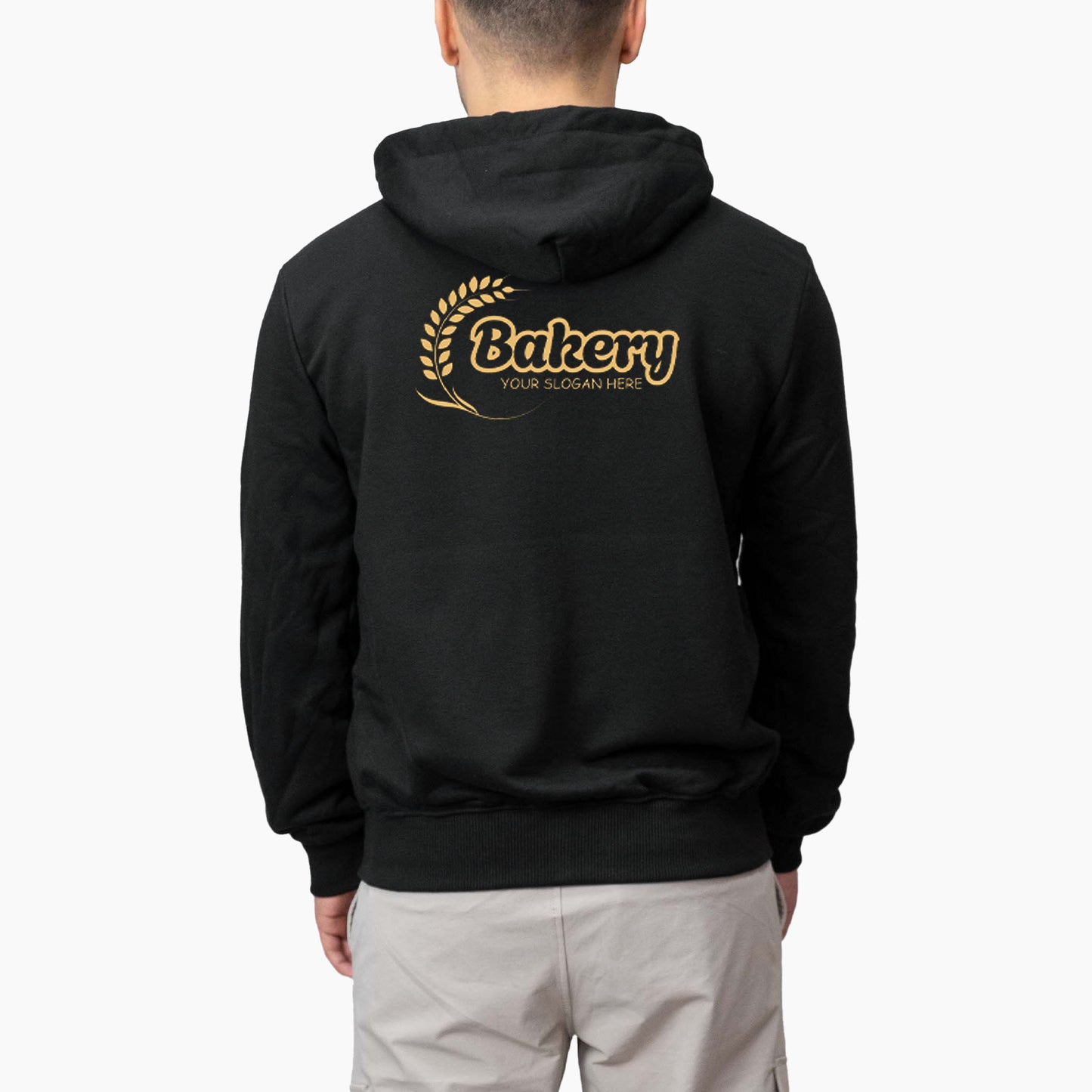 Baskılı Fermuarlı Kapşonlu Sweatshirt Toptan