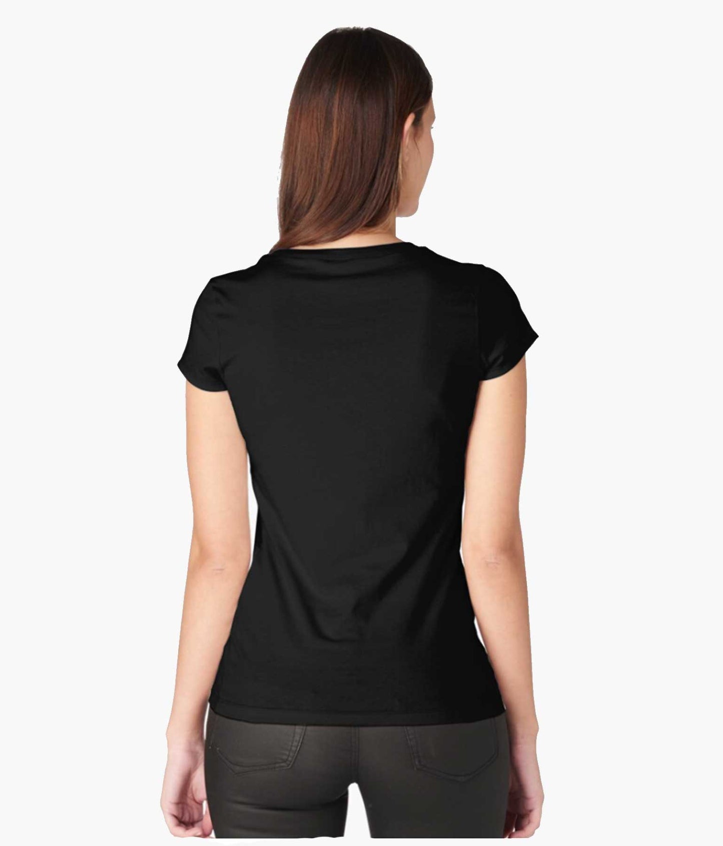 Rammstein Outline Siyah Kadın Tişört