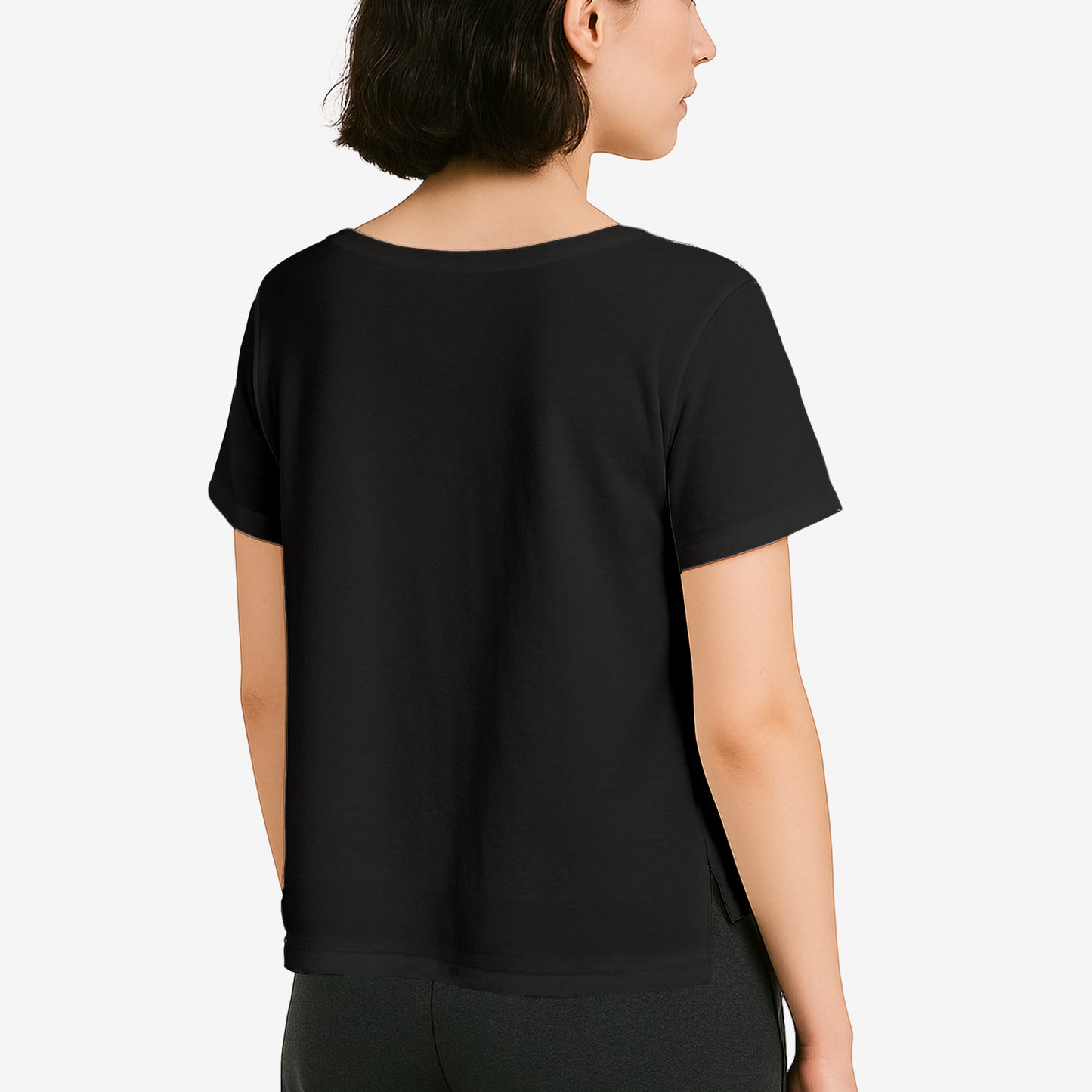 Designer Help Me Siyah Kadın Tişört