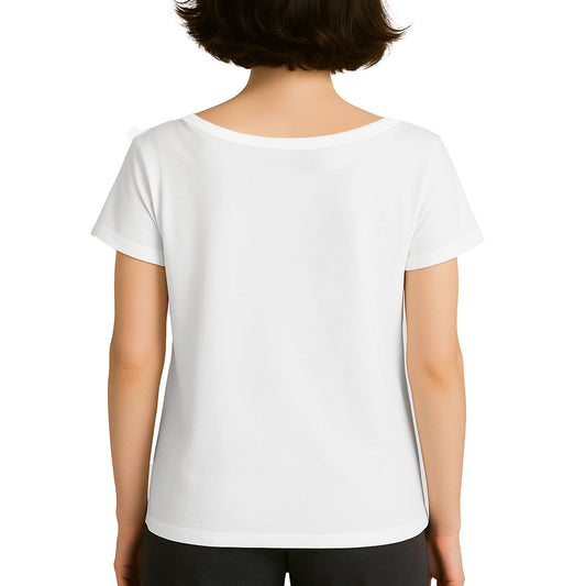 Hyundai  Black Logo Beyaz Kadın Tişört