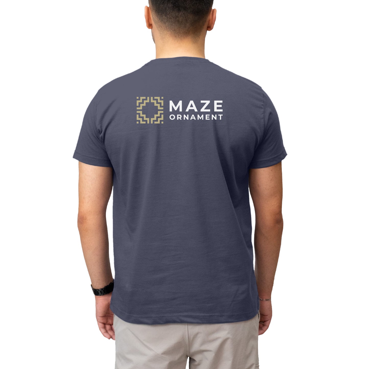 Logo Baskılı Füme Tişört Toptan