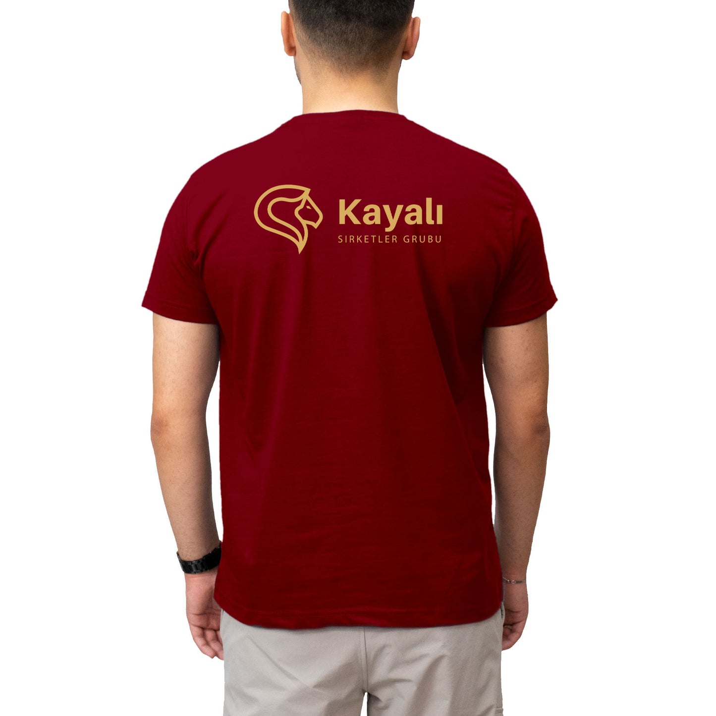 Logo Baskılı Kırmızı Tişört Toptan