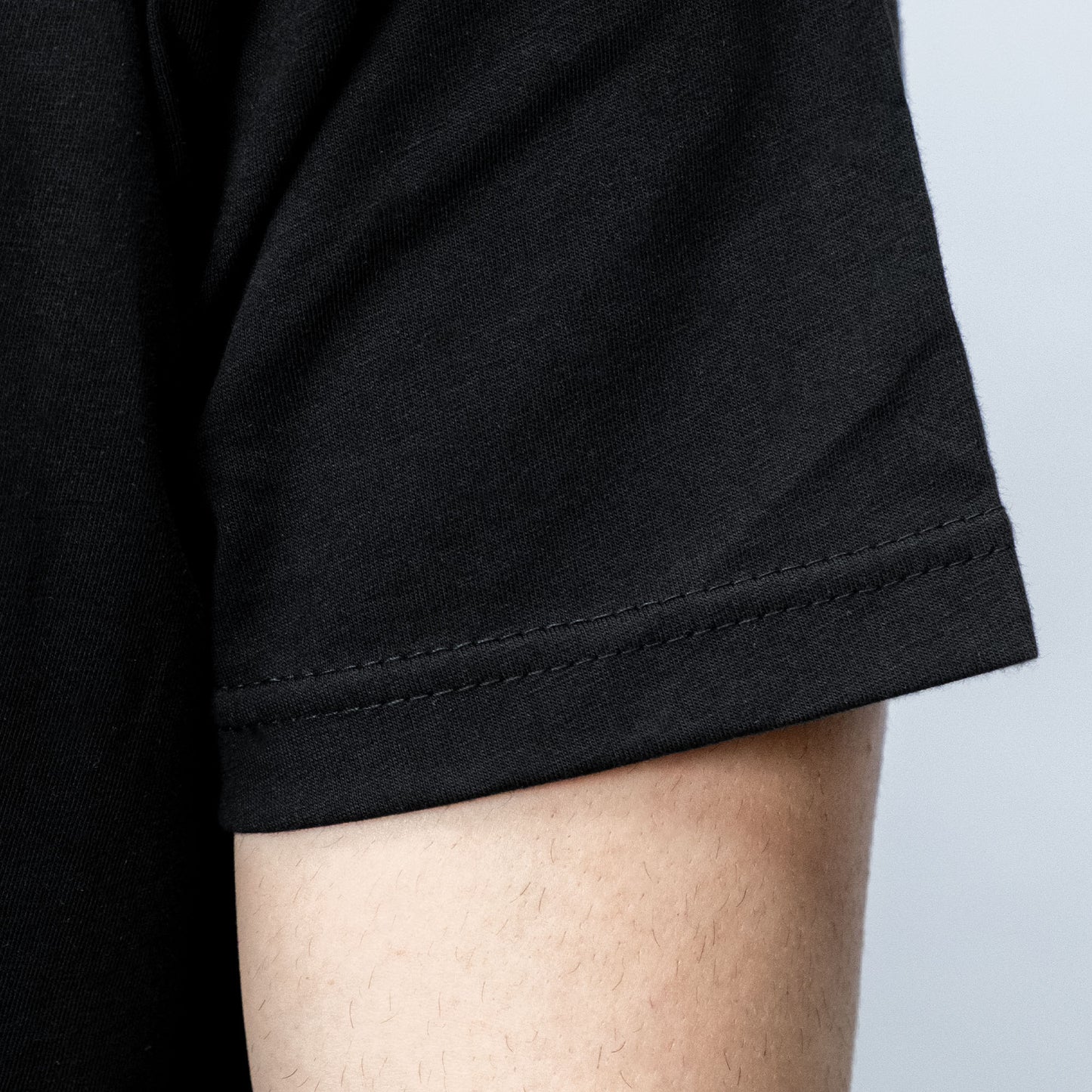 Logo Baskılı Siyah Tişört Toptan