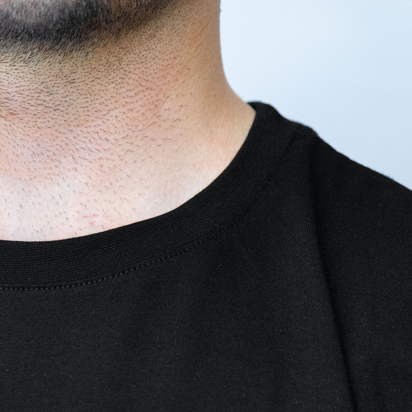 Logo Baskılı Siyah Tişört Toptan