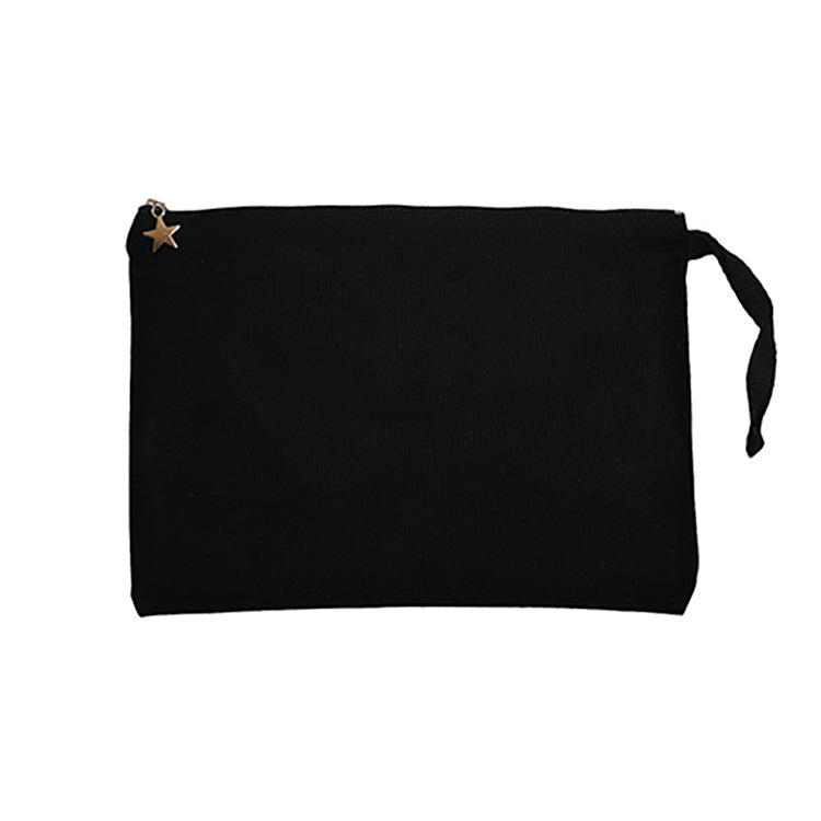 Mgla Logo siyah Clutch Astarlı Cüzdan / El Çantası