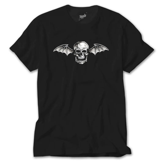 Avenged Sevenfold - Siyah - OLD_BEYAZ-18 Siyah Tişört