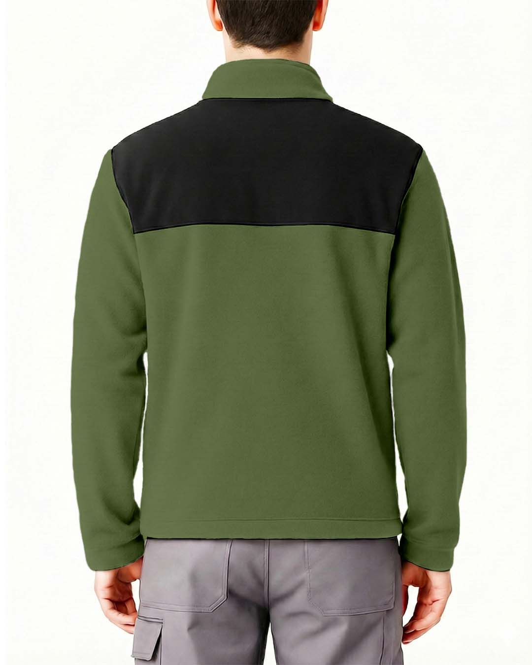 Softshell Polar Baskısız Yeşil Toptan