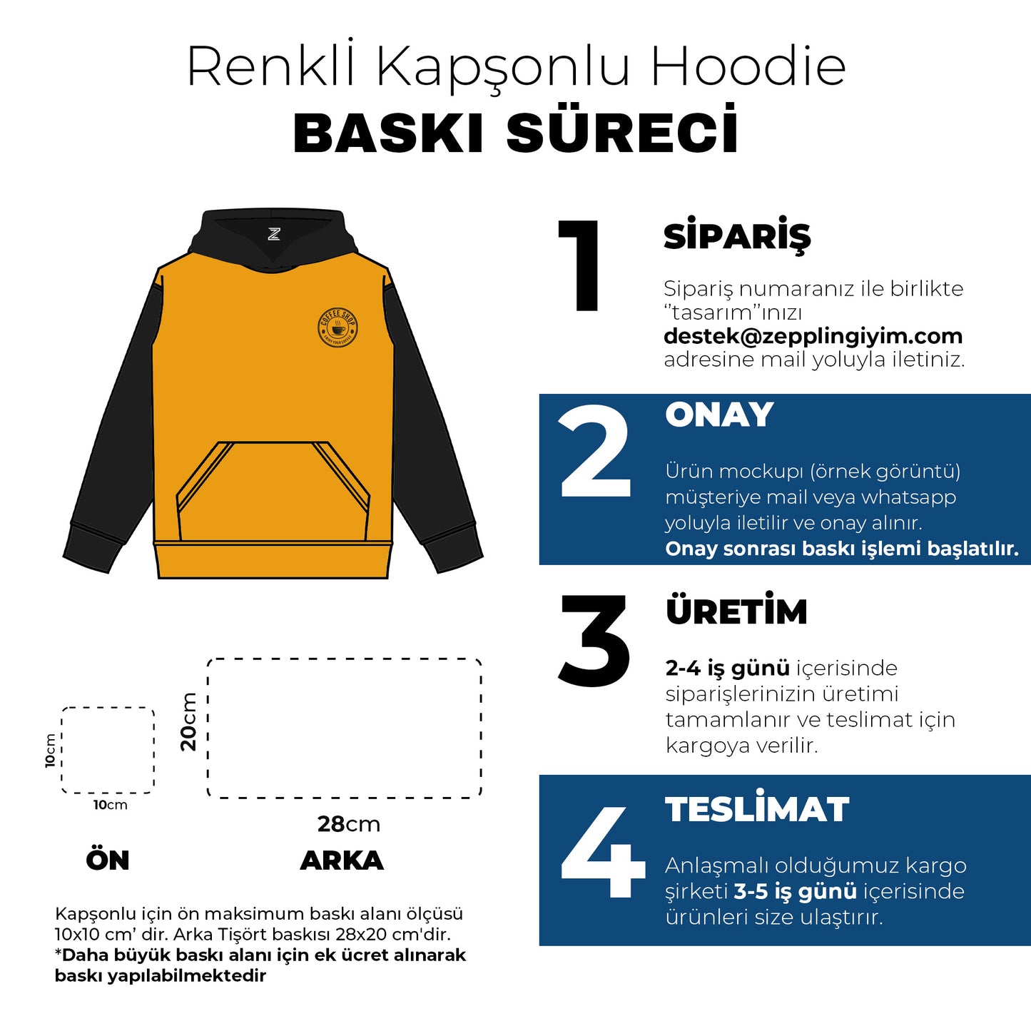 Baskılı Reglan Gövde Kapşonlu Sweatshirt Kırmızı Toptan