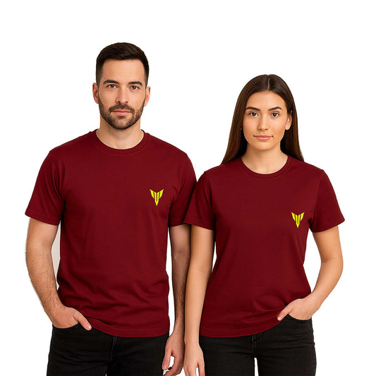 Yamaha Neon Logo Sevgili Çift Renkli Tişört