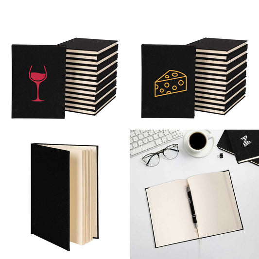 Cheese and Wine Sevgili Çift Kanvas Defter