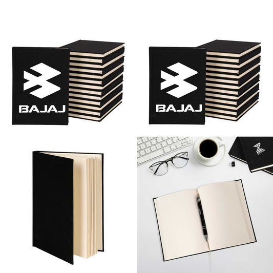 Bajaj White Logo Sevgili Çift Kanvas Defter