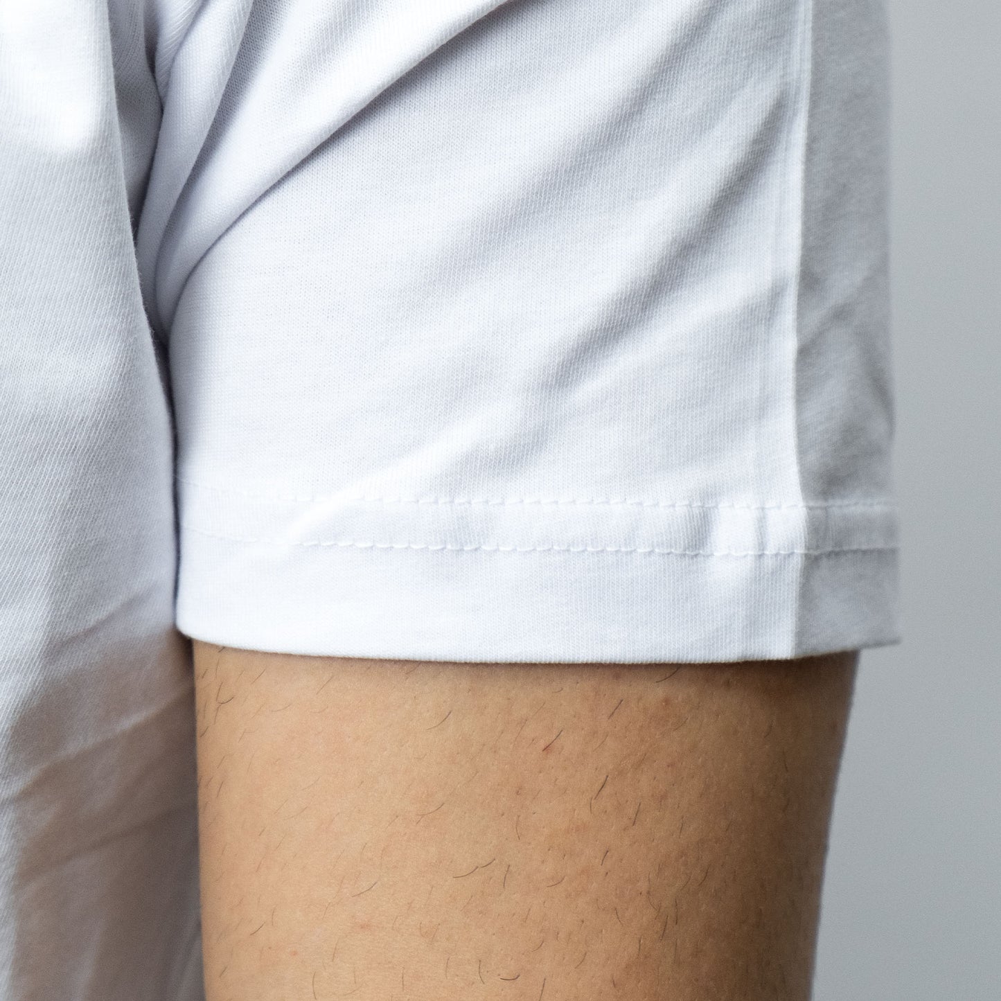 Logo Baskılı Beyaz Tişört Toptan