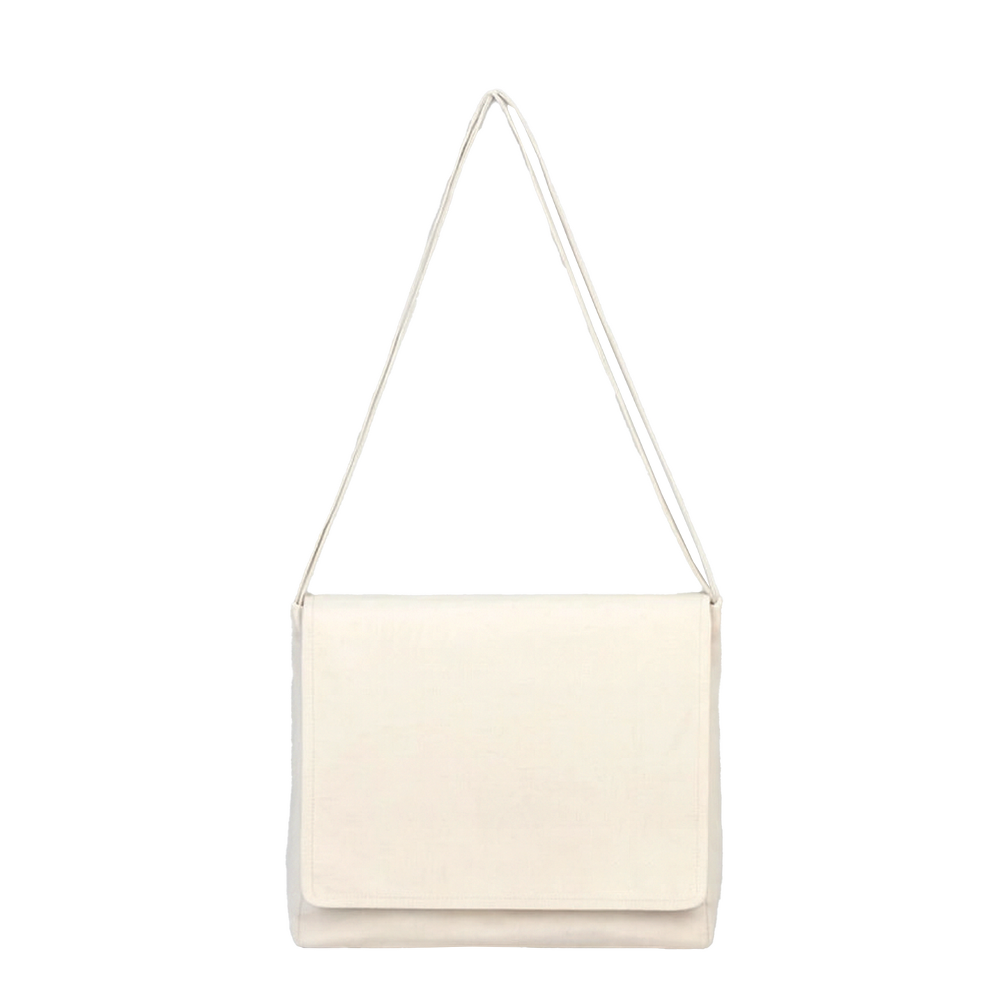 Postacı Çantası Kanvas Krem Renk Tasarla