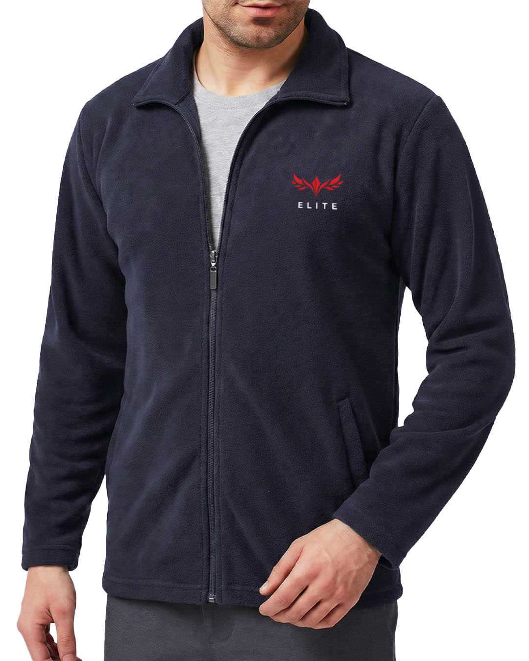 Polar Baskılı Nakışlı Lacivert Toptan