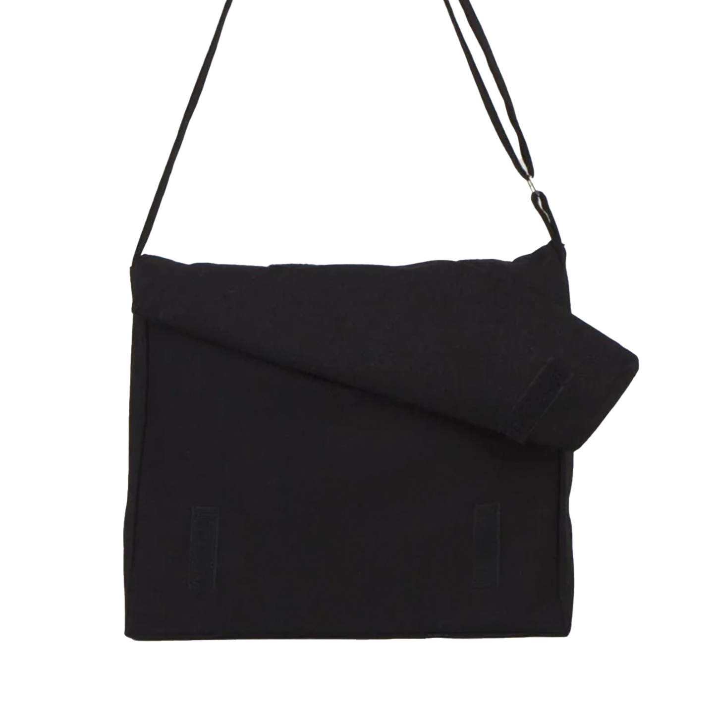 Postacı Çantası Kanvas Siyah Renk Tasarla