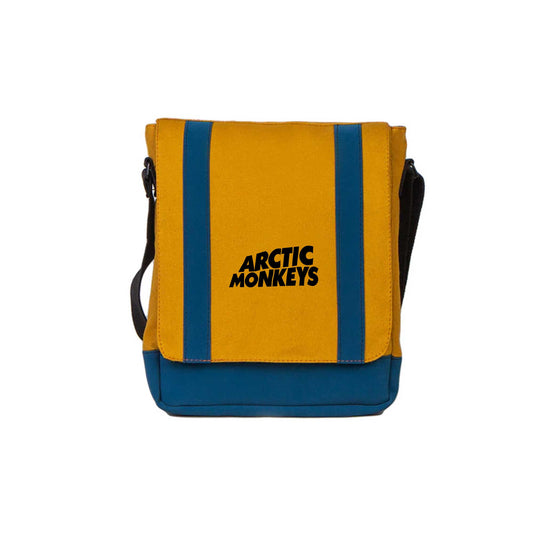 Arctic Monkeys Logo Sarı Heybe Çantası