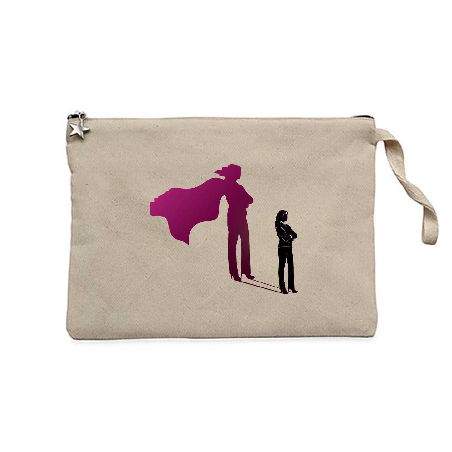İçindeki Kahraman Krem Clutch Astarlı Cüzdan / El Çantası