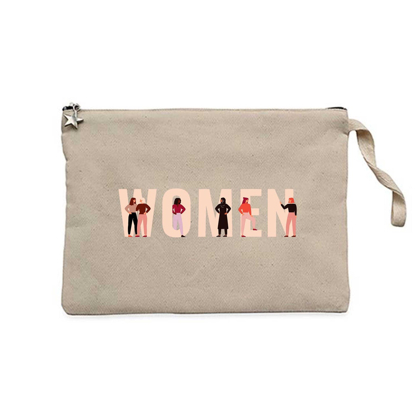 Kendin Ol Krem Clutch Astarlı Cüzdan / El Çantası