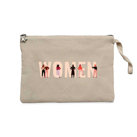 Kendin Ol Krem Clutch Astarlı Cüzdan / El Çantası