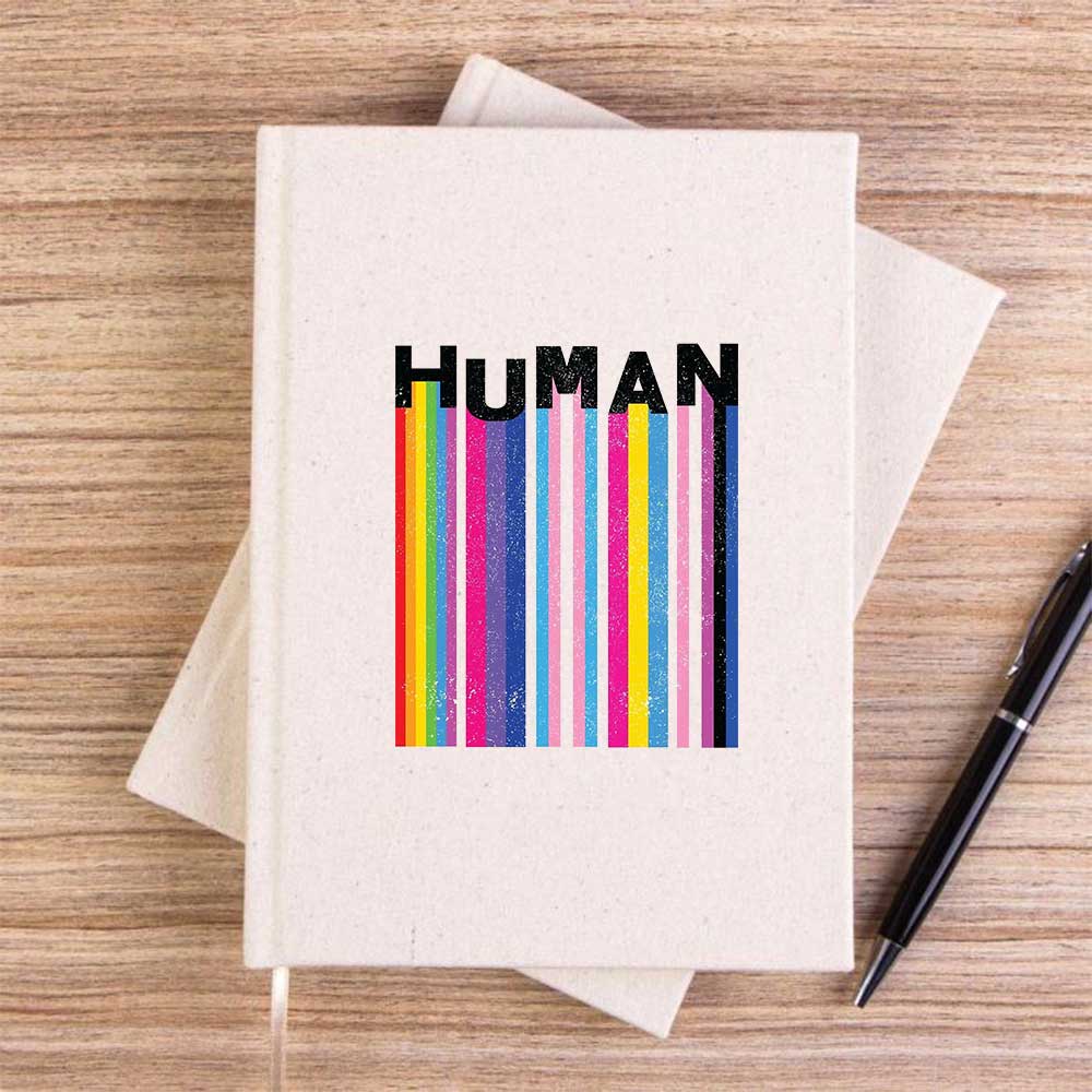 Human Krem Çizgisiz Kanvas Defter