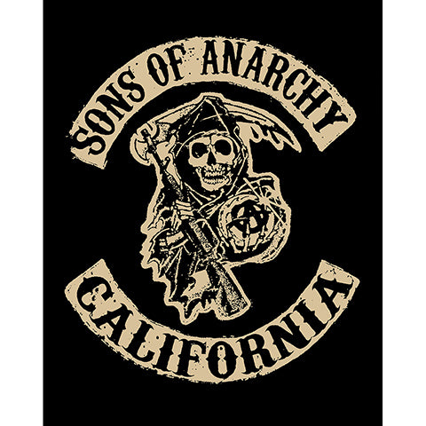 Sons Of Anarchy California Büyük Sırt Patch Yama