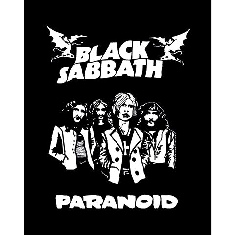 Black Sabbath Paranoid Büyük Sırt Patch Yama