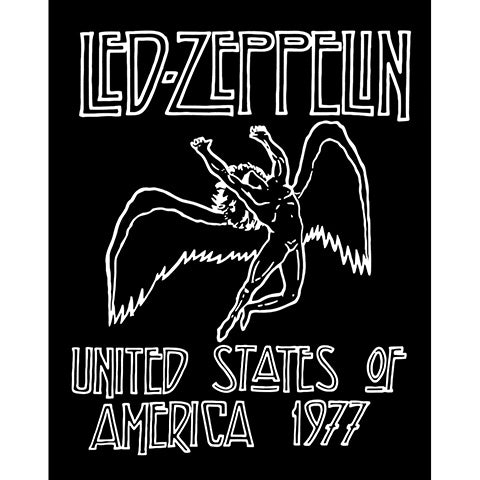 Led Zeppelin 1977 Büyük Sırt Patch Yama