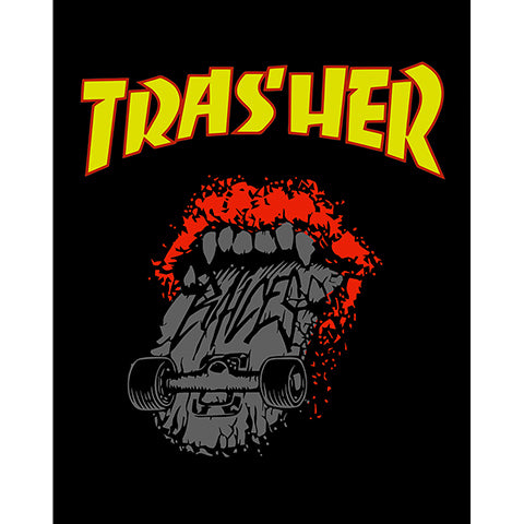 Trasher Rolling Büyük Sırt Patch Yama