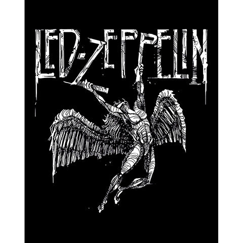 Led Zeppelin Failing Angel Büyük Sırt Patch Yama