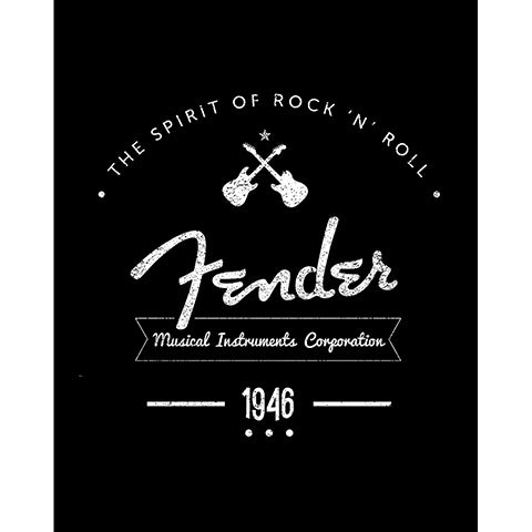 Fender Logo 4 Büyük Sırt Patch Yama