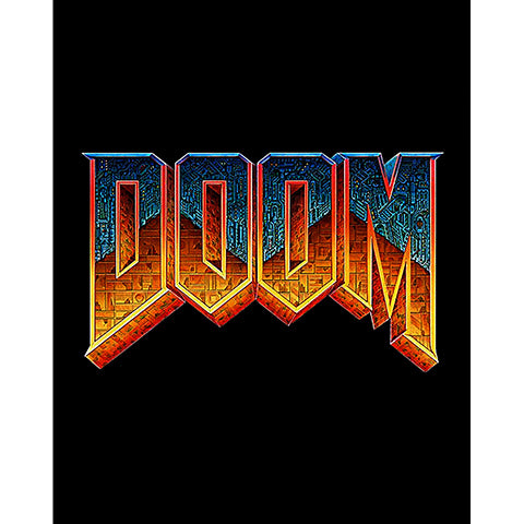 Doom Vintage Büyük Sırt Patch Yama