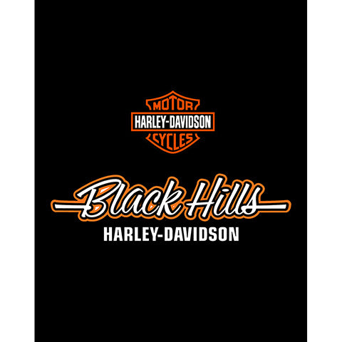 Harley Davidson Black Hills Büyük Sırt Patch Yama