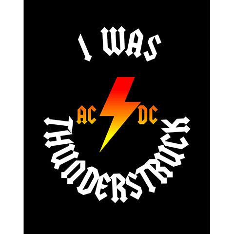 AC DC I Was Thunderstuck Büyük Sırt Patch Yama