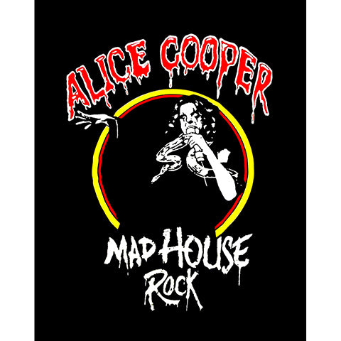 Alice Cooper Mad House Büyük Sırt Patch Yama