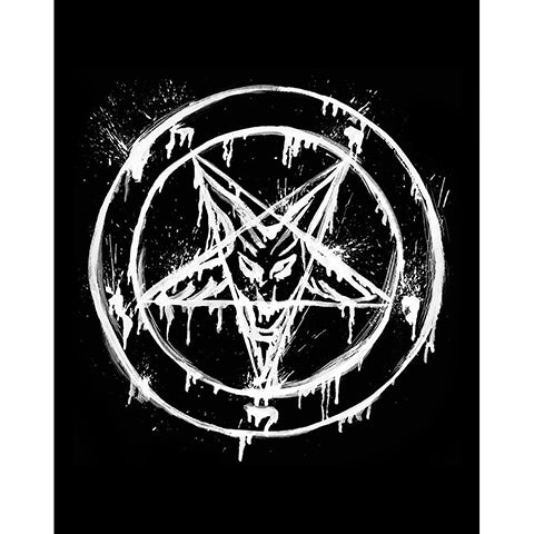 Pentagram Splash Büyük Sırt Patch Yama