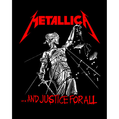 Metallica And Justice For All Büyük Sırt Patch Yama